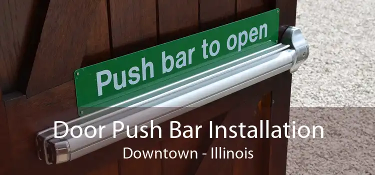 Door Push Bar Installation Downtown - Illinois