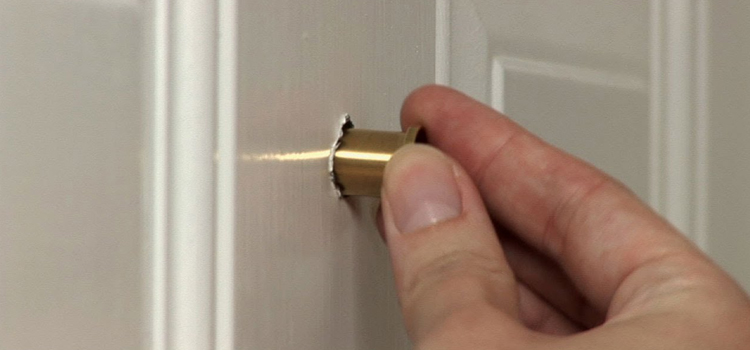 peephole door repair in Naperville, IL